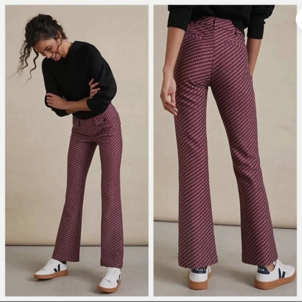 Anthropologie Slim Flare Pants Size 8
